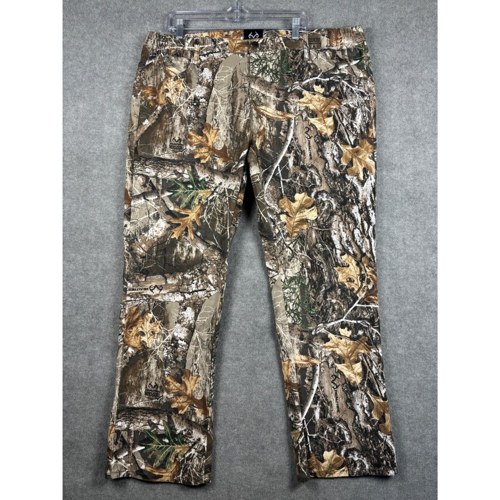 Realtree Edge Camo Hunting Pants Straight Fit XL RT Edge Camouflage 43x31